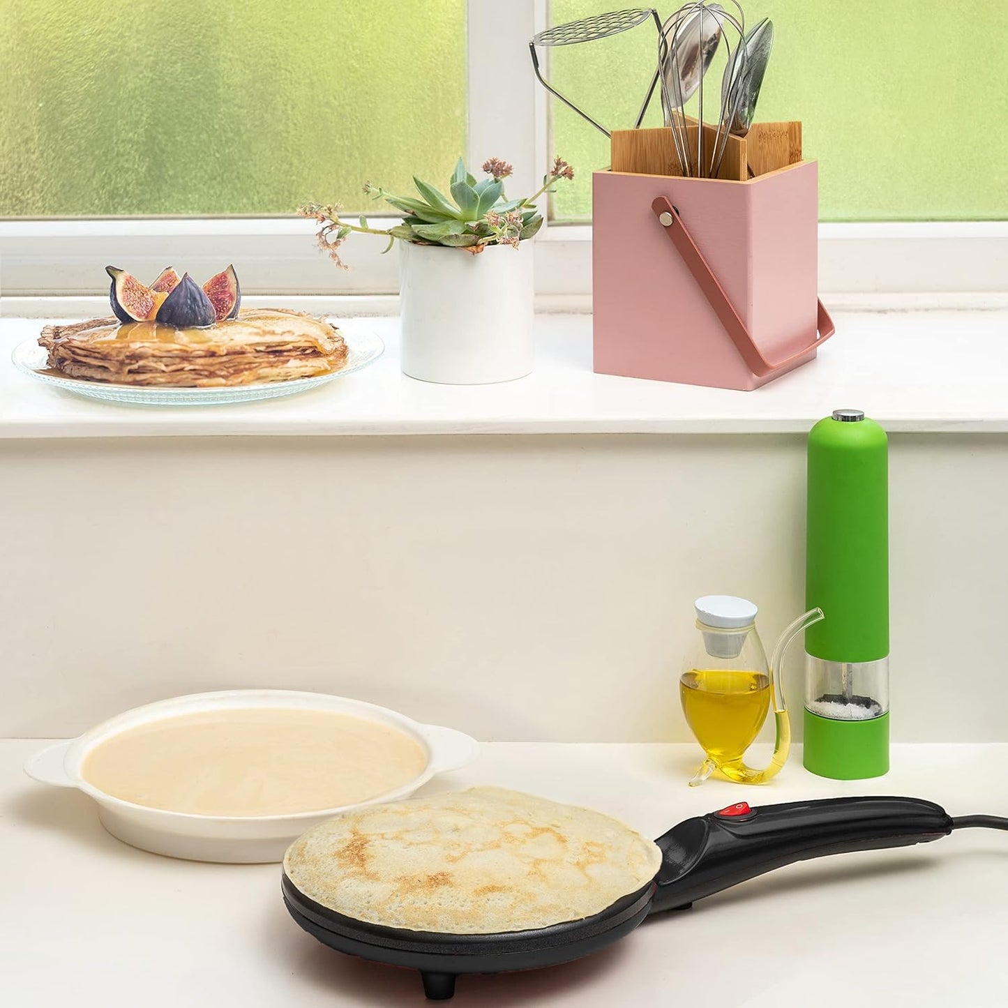 CrepeMaster™ – Máquina Electrónica de Crepas Instantáneas