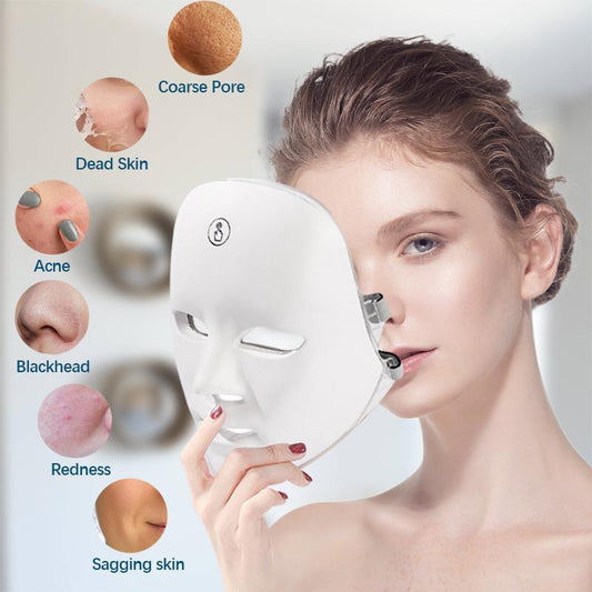 LumiSkin Pro™ – Máscara LED Facial 7 Colores | Rejuvenecimiento, Antienvejecimiento y Cuidado Avanzado de la Piel