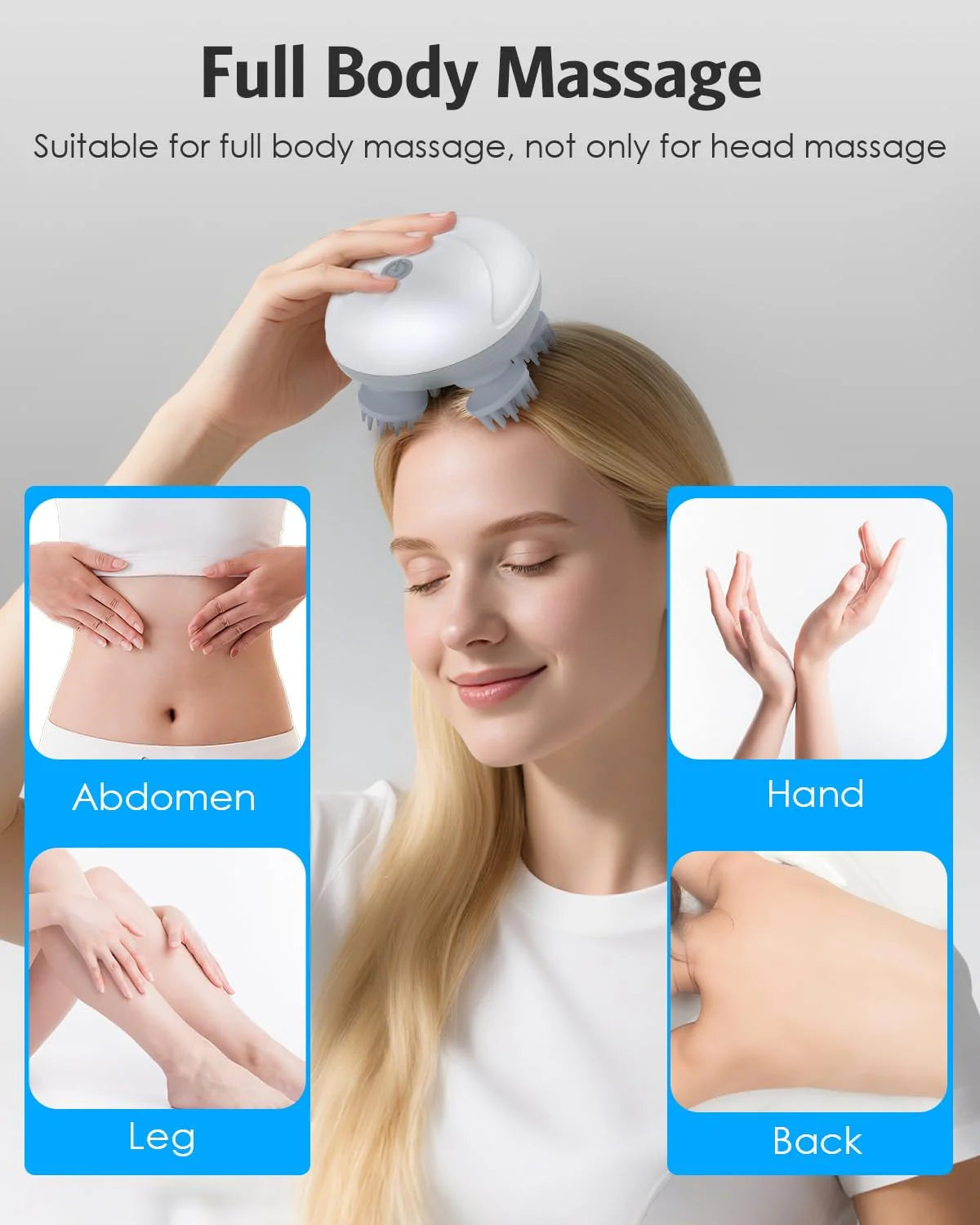 Smart Scalp Massager® – Masajeador Eléctrico de Cabeza