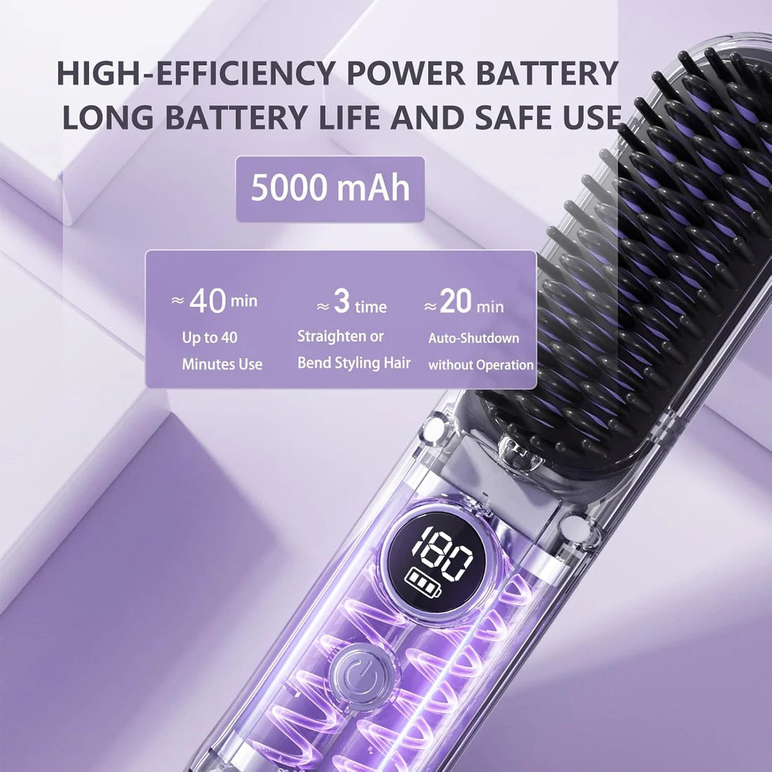 Yang® MiniComb - Cepillo alisante portátil