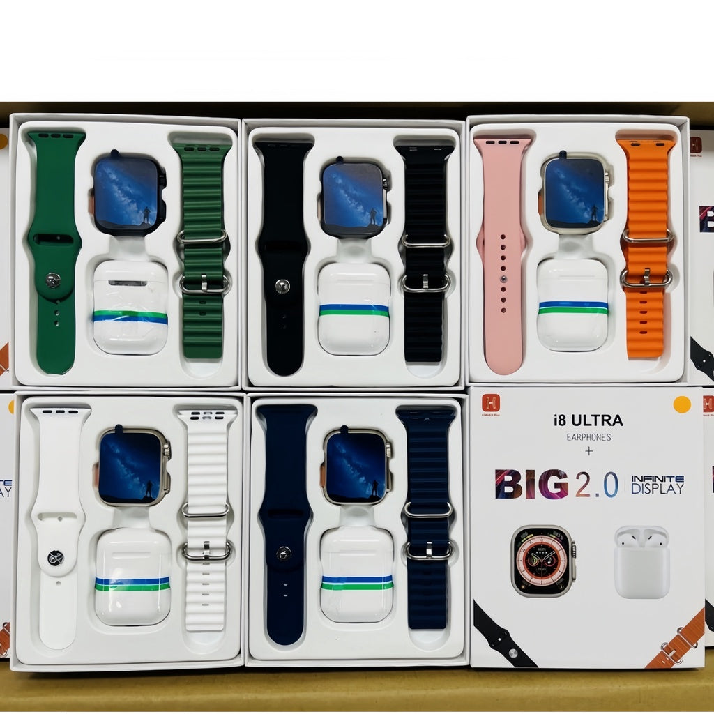 Smart Watch I8 Ultra con audífonos gratis