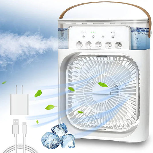 ArcticBreeze® – Ventilador Portátil con Hielo Tipo Aire Acondicionado