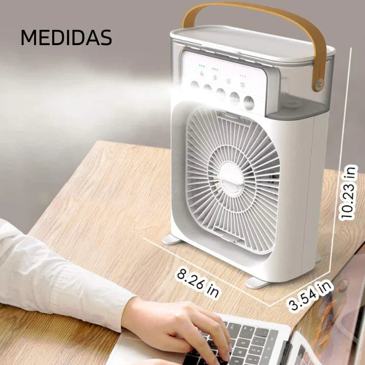 ArcticBreeze® – Ventilador Portátil con Hielo Tipo Aire Acondicionado