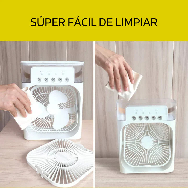 ArcticBreeze® – Ventilador Portátil con Hielo Tipo Aire Acondicionado